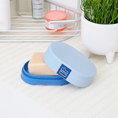 Gambar Komax Tempat Sabun Batang Premium - Biru