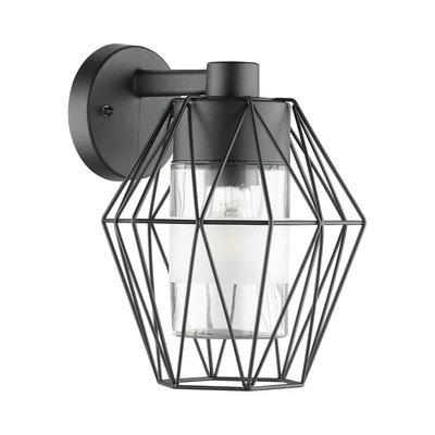 Gambar Eglo Canove Lampu Dinding Oudoor E27 - Hitam