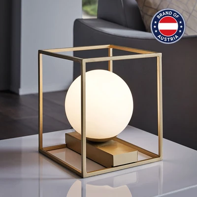 Gambar Eglo Vallaspra Lampu Meja E14 - Krem Champagne