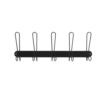 Gambar Informa Gantungan Dinding 5 Kait 48x18x6 cm - Hitam