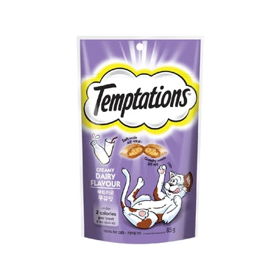 Gambar Temptation Camilan Kucing Creamy Diary 85 gr