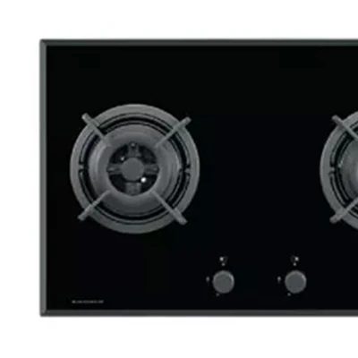 Gambar Teka Kompor Tanam 2 Tungku 75 cm Gki Lux 73 2G - Hitam