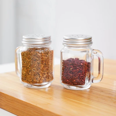 Gambar Picas Tempat Bumbu Dapur 38 ml Set 4 Pcs Transparan