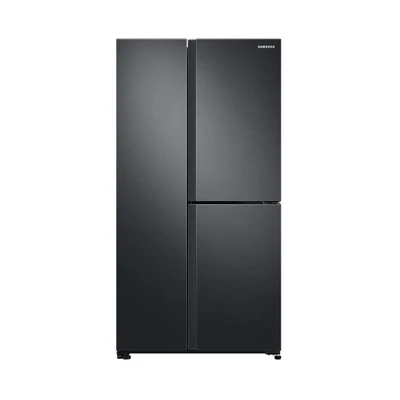 Gambar Samsung 670 Ltr Kulkas Side By Side Sxs Rs63r5561b4/se - Hitam