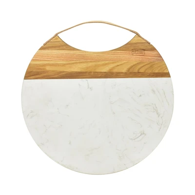 Gambar Culinart Talenan Marble Round 28 cm