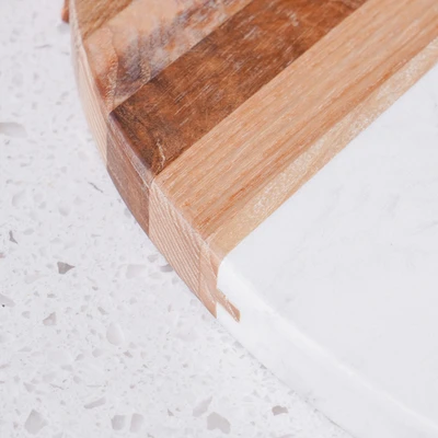 Gambar Culinart Talenan Marble Round 28 cm