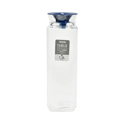 Gambar Komax Teko Minum Plastik Square Transpran 1.3 Liter