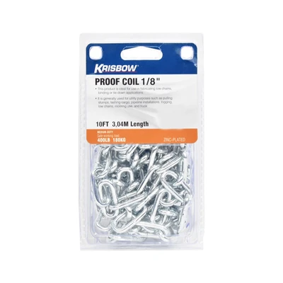 Gambar Krisbow Rantai Proof Coil Zinc 0.3 Cm 3 Mtr