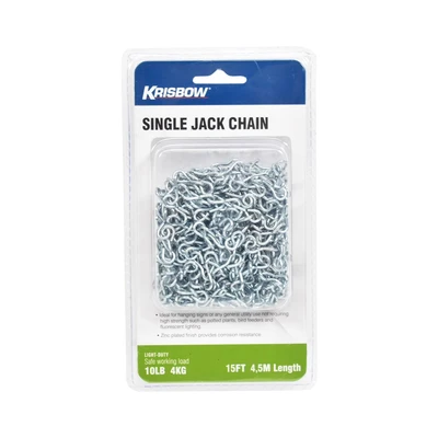 Gambar Krisbow Rantai Dekorasi Single Jack 4 Kg 4.5 Mtr