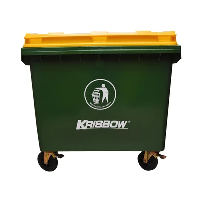 Gambar Krisbow 660 Ltr Tempat Sampah Outdoor Dengan Tutup