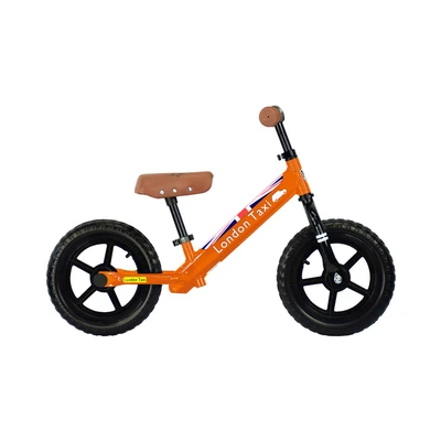 London Taxi 12 Inci Sepeda Anak Kick Bike Oranye