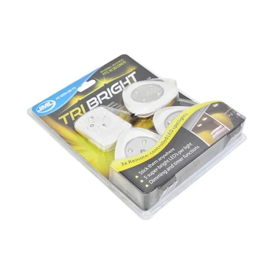 Gambar Jml Lampu Lemari Tribright Dengan Remote Set 3 pcs