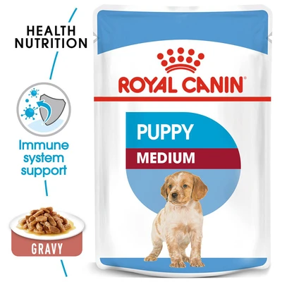 Gambar Royal Canin Makanan Anjing Basah Puppy Medium 140 gr