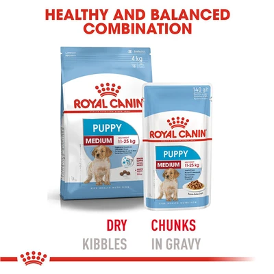 Gambar Royal Canin Makanan Anjing Basah Puppy Medium 140 gr