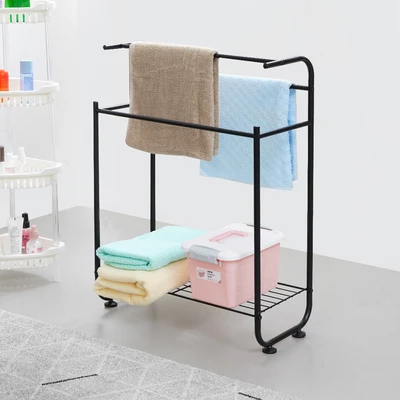 Gambar Informa Jemuran Handuk Indoor Dengan Rak 78.5 cm - Hitam