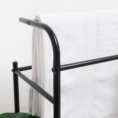 Gambar Informa Jemuran Handuk Indoor Dengan Rak 78.5 cm - Hitam