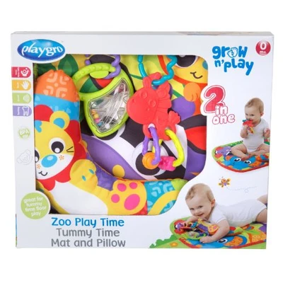 Gambar Playgro Matras Bayi Tummy Time Mat And Pillow 122152