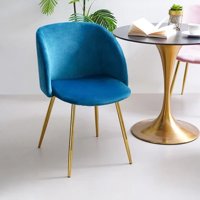 Gambar Informa Heinz Kursi Makan Fabric - Hijau Emerald/Gold