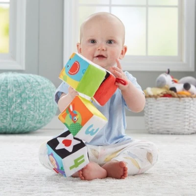 Gambar Fisher Price Set New Born Blocks Core Learning GFC37