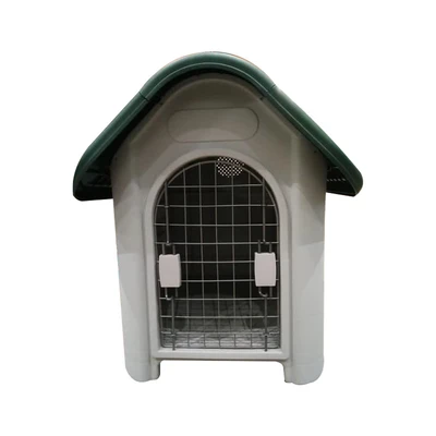 Gambar Pet Kingdom 60x57x66 cm Rumah Anjing Dengan Pintu Logam 403 - Hijau