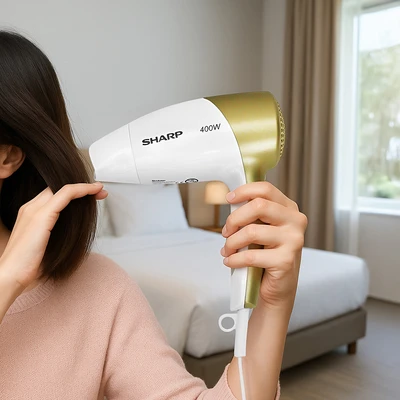 Gambar Sharp Hair Dryer IB-SD18Y-N - Putih
