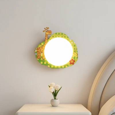 Gambar Eglare Lampu Dinding Giraffe - Kuning