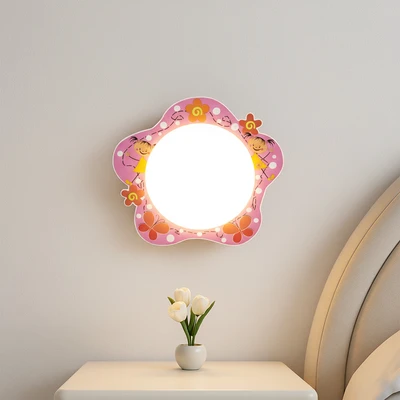 Gambar Eglare Girl Lampu Dinding - Pink