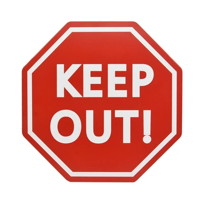 Gambar Krisbow Papan Petunjuk Keep Out!