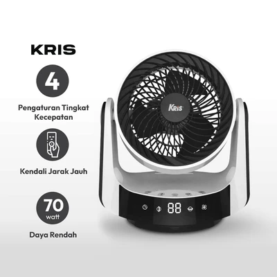 Gambar Kris 9 Inci Kipas Angin Meja Dengan Lcd 70 Watt