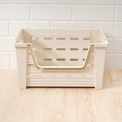 Gambar Tontarelli Keranjang Penyimpanan 40x30 cm - Beige