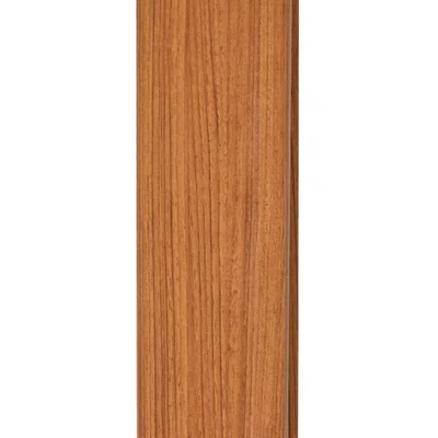 Gambar Kris Papan Skirting Pvc Dan Clip 10 Cm - Chestnut