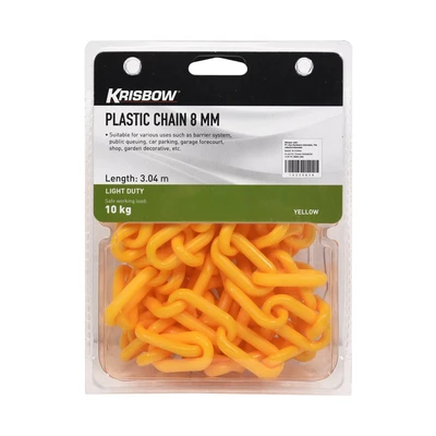 Gambar Krisbow 3 Mtr Rantai Dekorasi Plastik 0.8 cm - Kuning
