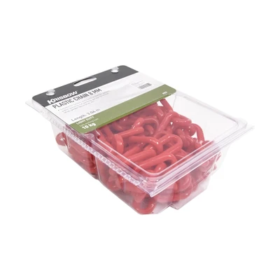 Gambar Krisbow Rantai Dekorasi Plastik 0.8 cm - Merah