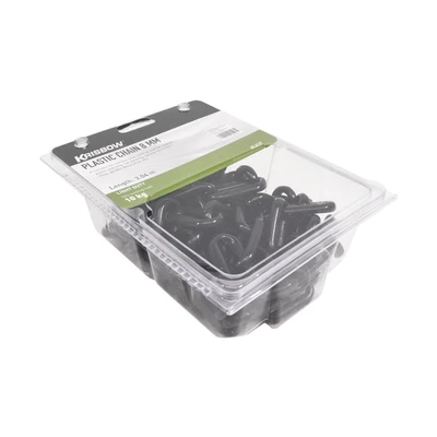 Gambar Krisbow Rantai Dekorasi Plastik 0.8 cm 3 Mtr - Hitam