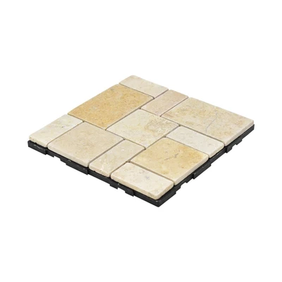 Gambar Rainbodeck Quick Deck Stone Roma 30x30 cm - Krem