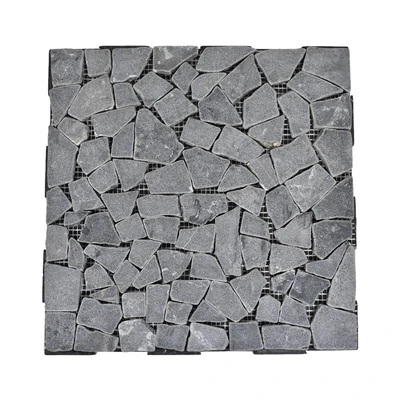 Gambar Rainbodeck Quick Deck Stone Icy Dark 30x30 cm - Abu-Abu