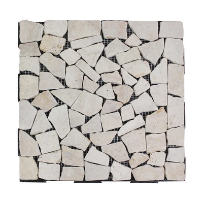Gambar Rainbodeck Quick Deck Stone Icy 30x30 cm - Krem