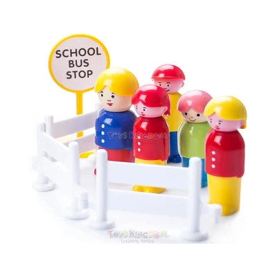 Gambar Viking Toys Set Jmb School Bus 81204 Random