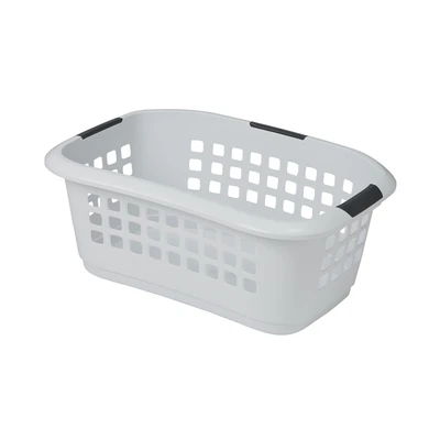 Gambar Ezy Storage Keranjang Laundry 51 Liter - Putih/Abu-Abu