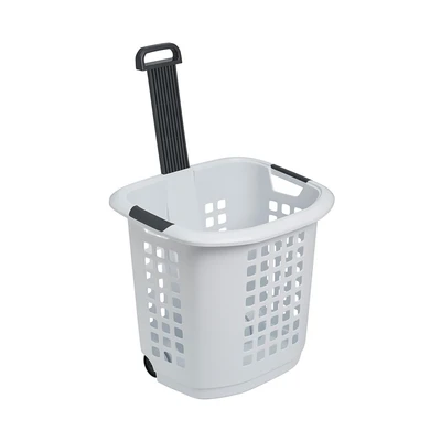 Gambar Ezy Storage Keranjang Laundry 66 Liter - Putih/Abu-Abu