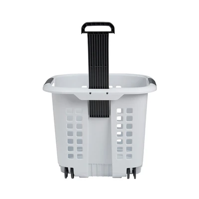 Gambar Ezy Storage Keranjang Laundry 66 Liter - Putih/Abu-Abu