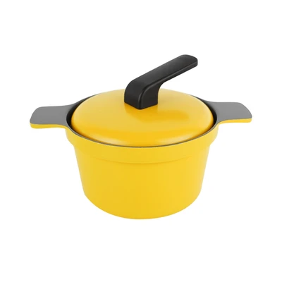 Gambar Cheftopf 16 Cm La Petite Panci Casserole - Kuning