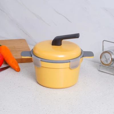 Gambar Cheftopf 16 Cm La Petite Panci Casserole - Kuning