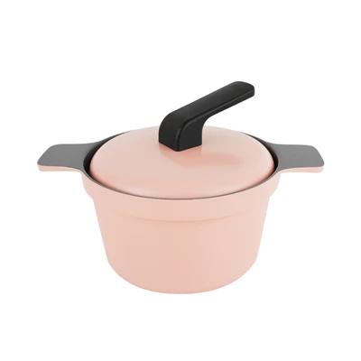 Gambar Cheftopf 16 Cm La Petite Panci Casserole - Pink