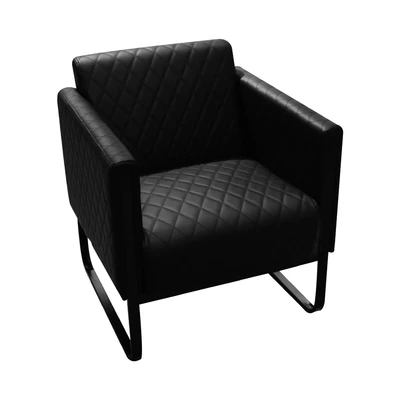 Gambar Informa Milton Sofa Kulit 1 Seater - Hitam