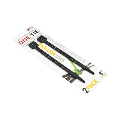 Gambar Onetie Set Tali Pengikat Reusable 20 cm 2Pcs - Hitam
