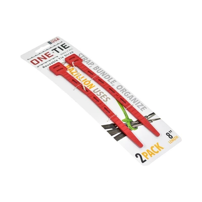 Gambar Onetie Set Tali Pengikat Reusable 20 cm 2 Pcs - Merah