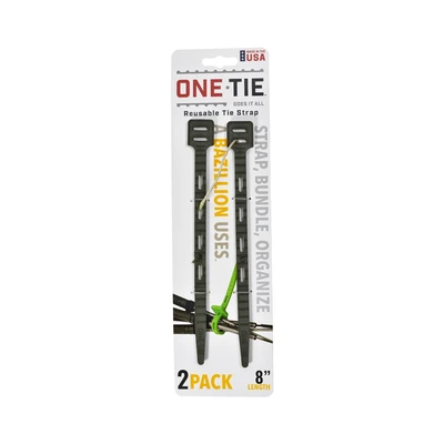 Gambar Onetie Set Tali Pengikat Reusable 20 cm 2 Pcs - Hijau