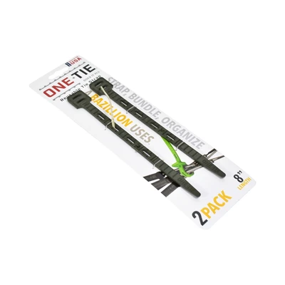Gambar Onetie Set Tali Pengikat Reusable 20 cm 2 Pcs - Hijau