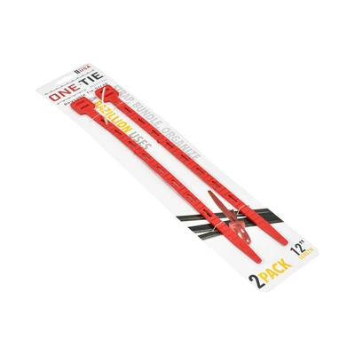 Gambar Onetie Set Tali Pengikat Reusable 30 cm 2 Pcs - Merah